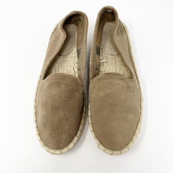 Gap Loafer Women's Size 8 Oak Slip-In Flat Suede Espadrille - Picture 4 of 11